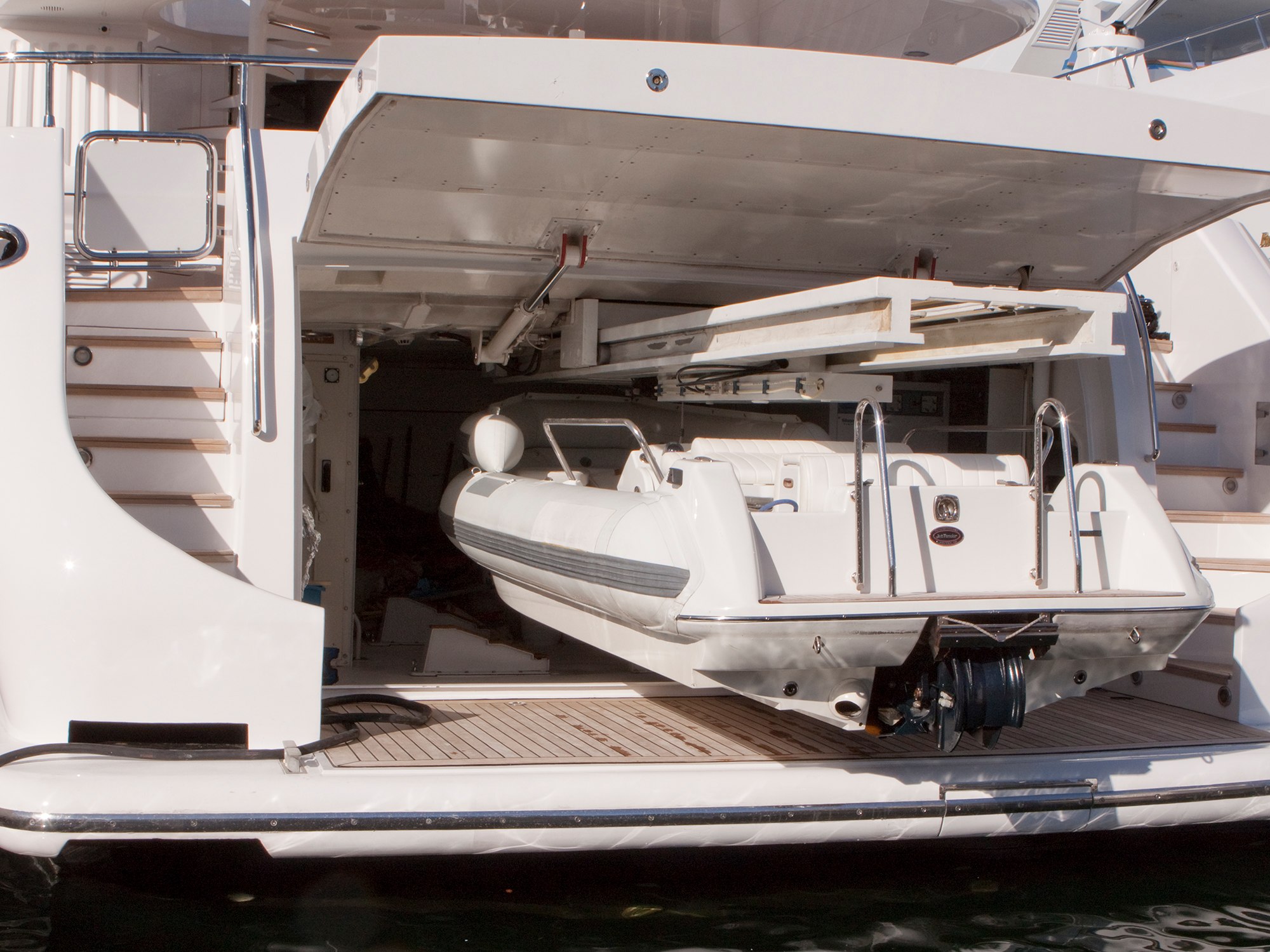 Luxury Yacht Charter MILOS AT SEA Yacht MIMU Garage And Tender
